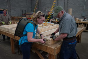 Christy at Habitat for Humanity